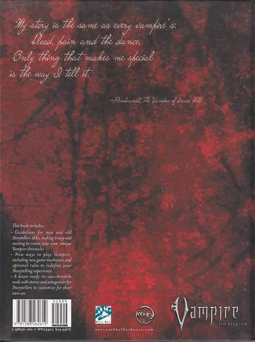 Vampire the Requiem - Requiem Chroniclers Guide (B Grade) (Genbrug)